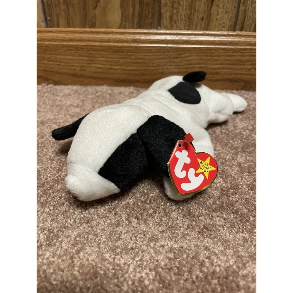 1993 Ty Beanie Baby Spot Dog Original Tag PVC Pellets Tag Errors Retired